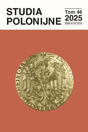 Studia Polonijne Tom 46 rok 2025